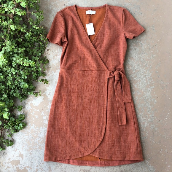 Madewell Dresses & Skirts - Madewell Clay Faux Wrap Textured Dress